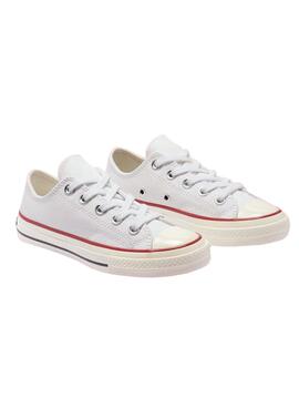 Sneaker Converse Chuck 70 Low Bianco per Bambinos