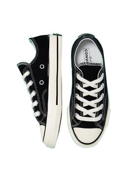 Sneaker Converse Chuck 70 Nero Low per Bambinos