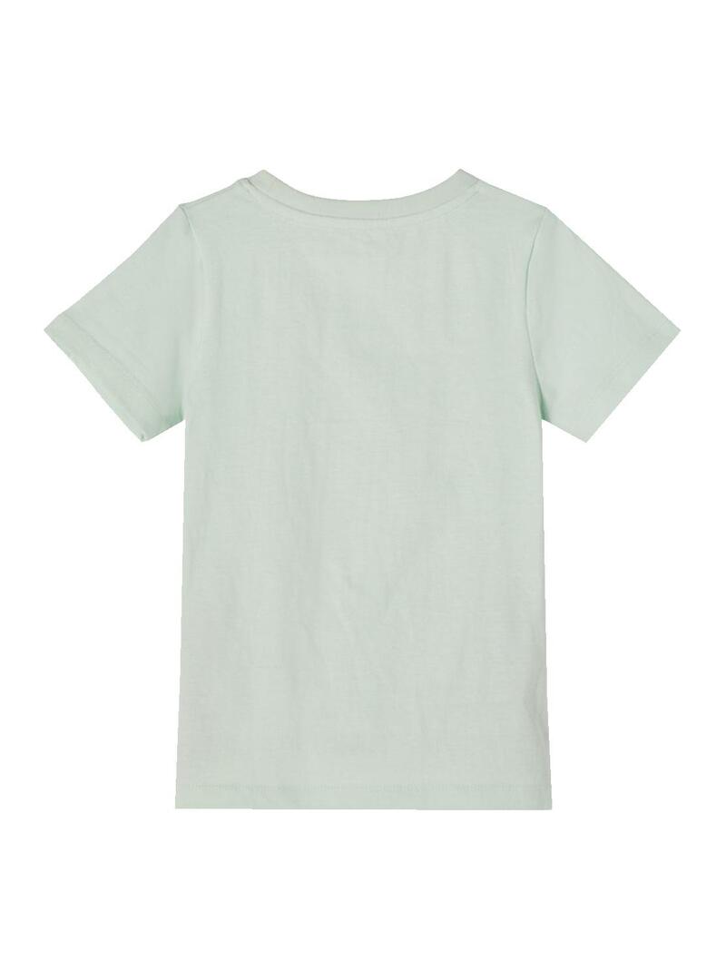 T-Shirt Name It Florence Jaula Verde per Bambina