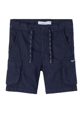 Bermuda Name It Ryan Tilip Cargo Blu Navy per Bambino