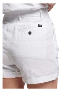 Short Superdry Studios Bianco per Donna