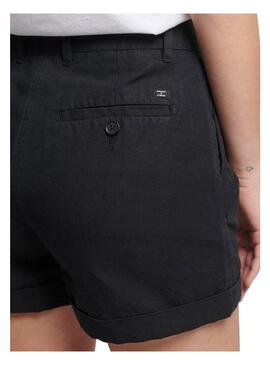 Short Superdry Studios Nero per Donna