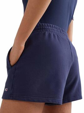 Short Tommy Jeans Essential Blu Navy per Donna