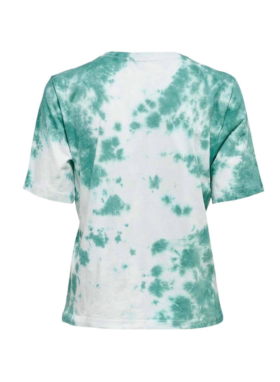 T-Shirt Only  Tania Tie Dye Verde per Donna