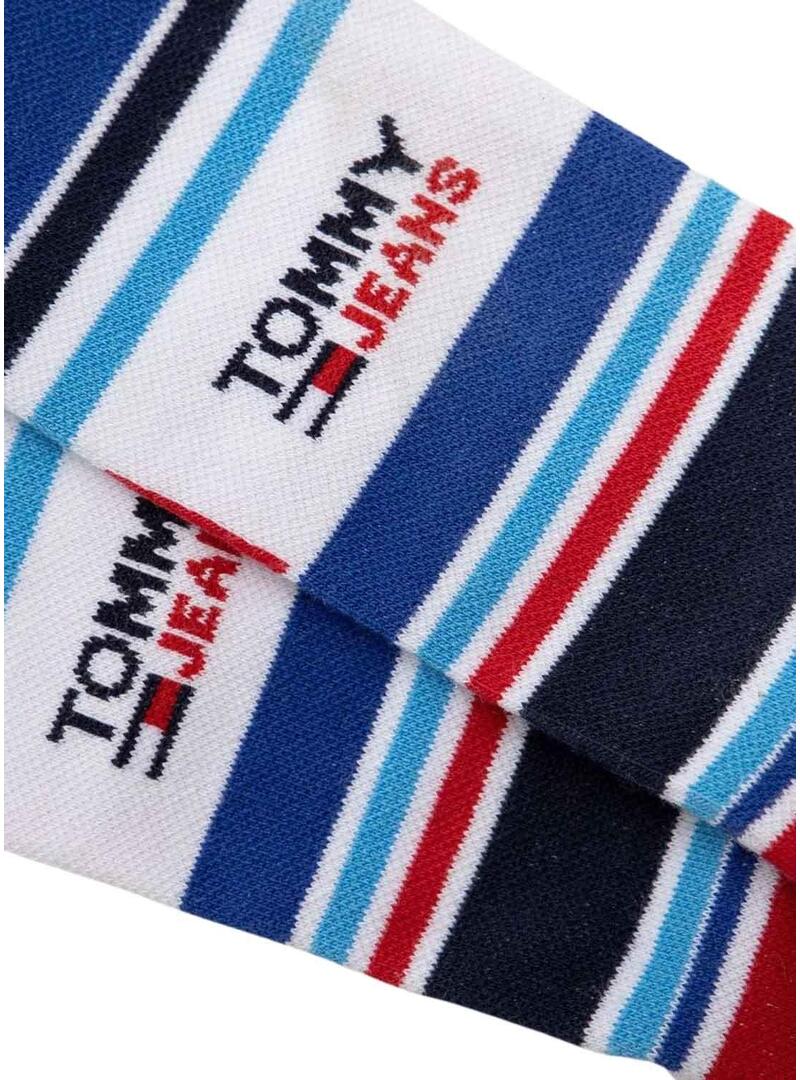 Calzini Tommy Hilfiger Strisce Multicolor Unisex