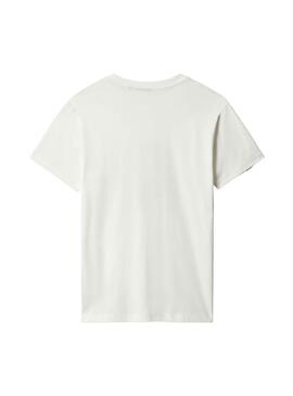 T-Shirt Napapijri Quintino Bianco per Uomo