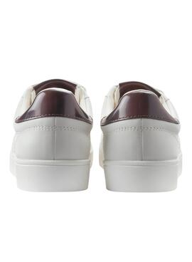 Sneakers Fred Perry Spencer Bianco Burdeos Uomo