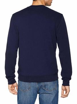 Felpe Lacoste SH6382 Blu Navy Uomo