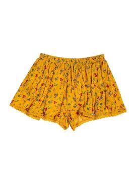 Shorts Superdry Dylan Flowers Yellow Woman