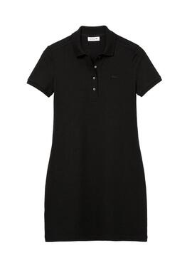 Vestito Lacoste Polo Nero per Donna
