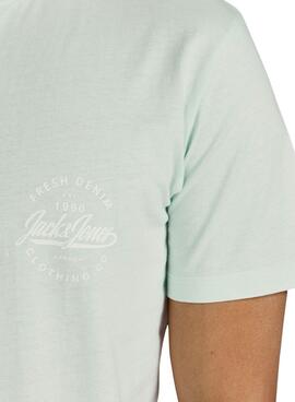T-Shirt Jack & Jones Tariffa Menta Uomo