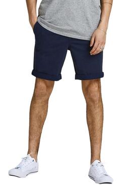 Bermuda Jack e Jones Dave Blu Navy Uomo