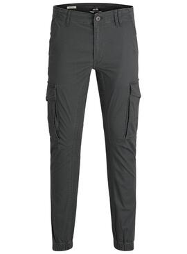 Pantaloni Jack & Jones Paul Flake Cargo Grigio