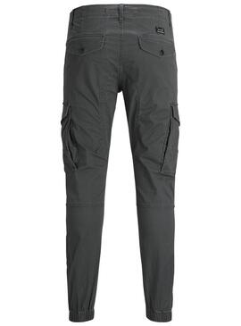 Pantaloni Jack & Jones Paul Flake Cargo Grigio