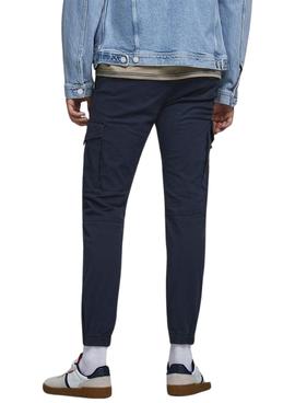 Pantaloni Jack & Jones Paul Flake Cargo Blu Navy