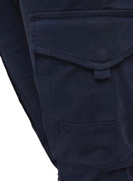 Pantaloni Jack & Jones Paul Flake Cargo Blu Navy