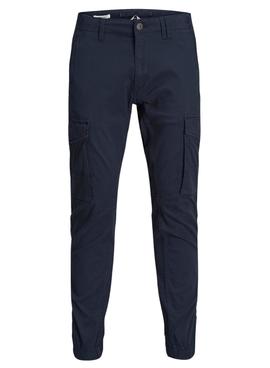 Pantaloni Jack & Jones Paul Flake Cargo Blu Navy