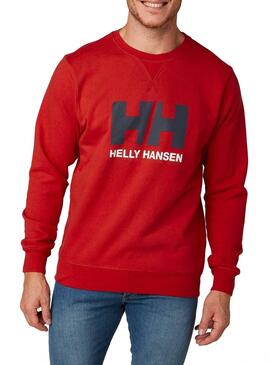 Felpe Helly Hansen Logo Sweat Rosso Uomo