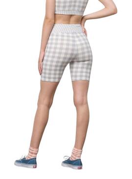 Leggings Ciclistas Vans Mixed Up Gingham Malva Donna