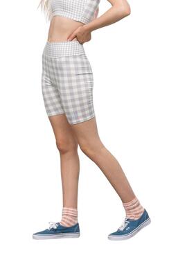 Leggings Ciclistas Vans Mixed Up Gingham Malva Donna