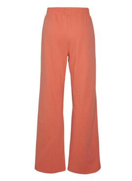 Pantaloni Naf Naf Pokya Arancione per Donna