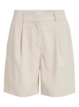 Short Vila Marisa Long Beige per Donna