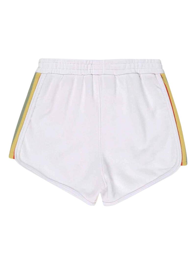 Short Levis French Terry Bianco per Bambina