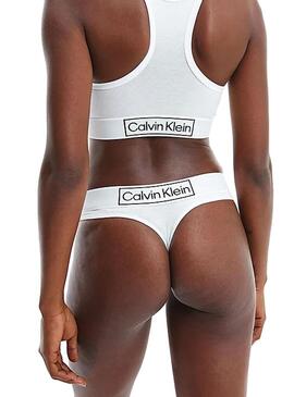 Perizoma Calvin Klein Bianco per Donna