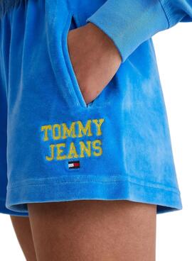 Short Tommy Jeans ABO POP Blu per Donna