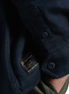 Camicia Superdry Core Military Blu Navy per Uomo