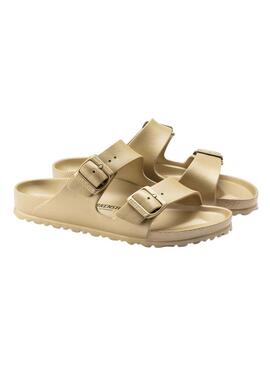 Sandali Birkenstock Arizona EVA Gold per Donna