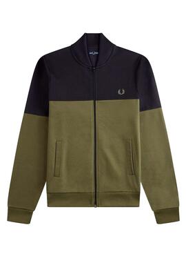 Giacca Fred Perry Track Colorblock per Uomo