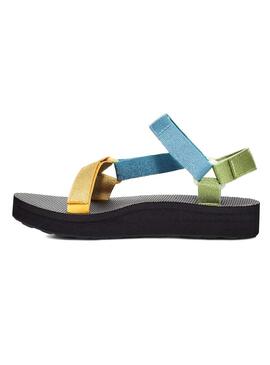 Sandali Teva Midform Universal Metal Blue Donna