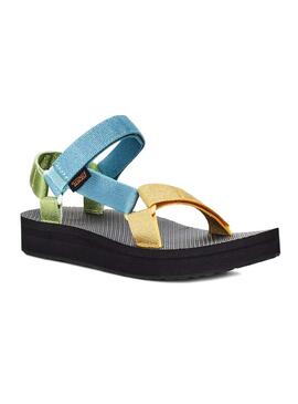 Sandali Teva Midform Universal Metal Blue Donna