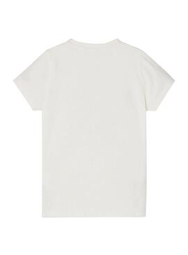 T-Shirt Name It Jesa Bianco per Bambina