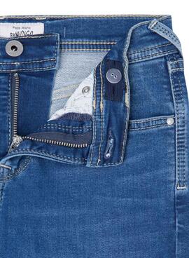 Jeans Pepe Jeans Finly Skinny Low Blu Bambino
