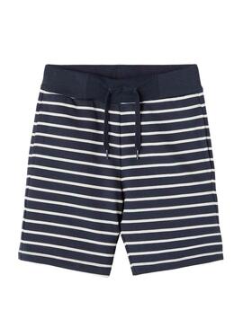 Bermudas Name It Jilan Strisce Blu Navy per Bambino