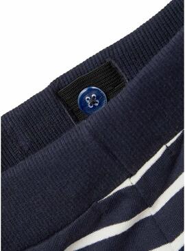 Bermudas Name It Jilan Blu Navy e Bianco per Bambino