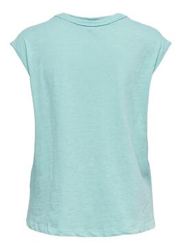 T-Shirt Only Banja Banana Blu per Donna