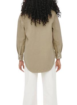 Overshirt Only Shelby Beige per Donna