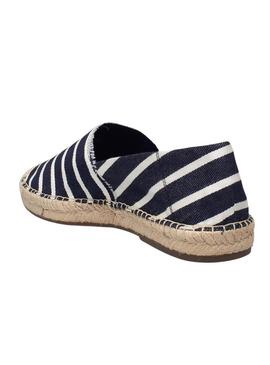 Espadrillas Polo Ralph Lauren Strisce Blu Navy Uomo