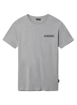 T-Shirt Napapijri Quintino Grigio Unisex