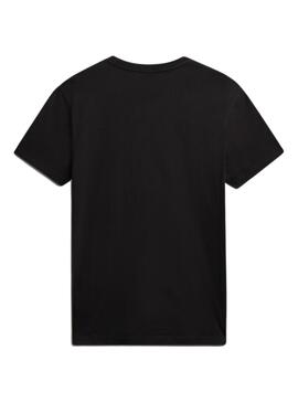 T-Shirt Napapijri Ice Nero per Uomo