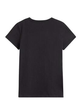 T-Shirt Levis The Perfect 501 Nero per Donna