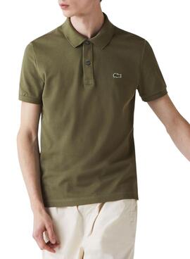 Polo Lacoste Slim Fit Verde Uomo