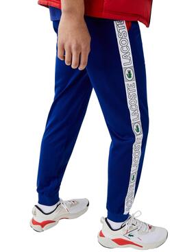 Pantaloni Lacoste Sport Blu per Uomo
