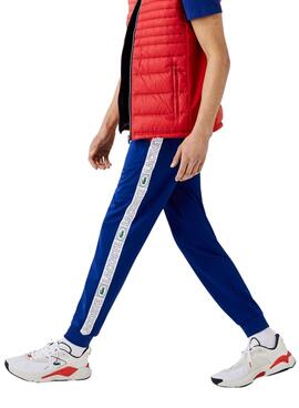 Pantaloni Lacoste Sport Blu per Uomo