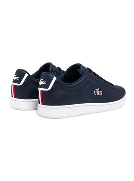 Sneaker Lacoste Carnaby Evo Blu Navy per Uomo