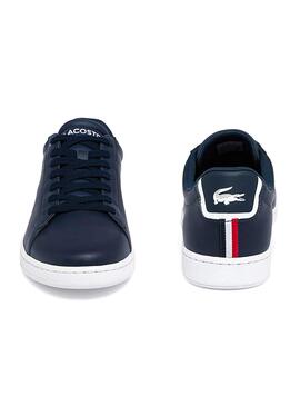 Sneaker Lacoste Carnaby Evo Blu Navy per Uomo