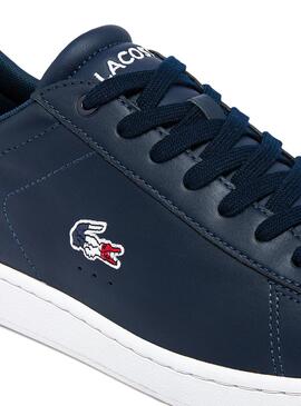 Sneaker Lacoste Carnaby Evo Blu Navy per Uomo